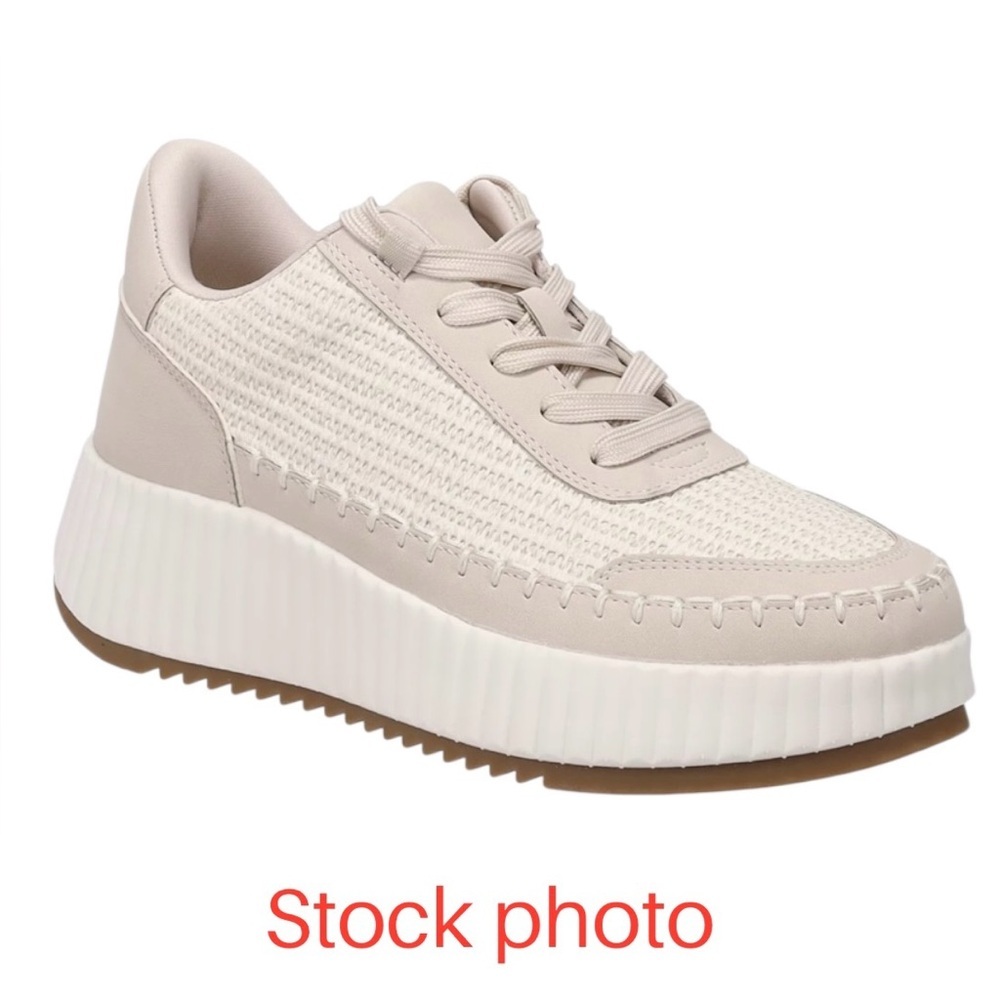 Sonoma Comfort Platform Sneakers White Ortholite Women 6.5 Casual - Picture 12 of 13